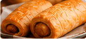Flaky fish rolls