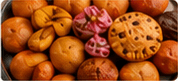 A large mixed pack of mini pastries